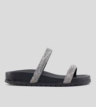 Chinelo Slide CBK Preto Com Strass Chinelo Slide CBK Preto Com Strass