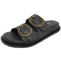 Chinelo Slide Fácil Calce Strass Moderno Conforto Cacci Chinelo Slide Fácil Calce Strass Moderno Conforto Cacci