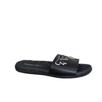 Chinelo Slide Feminino Beira Rio 8360.366 Conforto Palmilha Cor:PretoTamanho:34Genero:Feminino