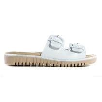 Chinelo Slide Feminino Comfortflex Branco - 2345