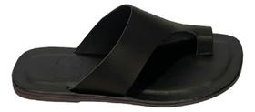 Chinelo Slide Feminino Couro Legítimo Estilo Retrô AntiDerrapante Palmilha macia Confortavel Estilo Casual Premium e Dia a Dia Rasteira Sandalia HMS