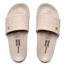 Chinelo Slide Feminino Kolosh Texturizado Bege Chinelo Slide Feminino Kolosh Texturizado Bege