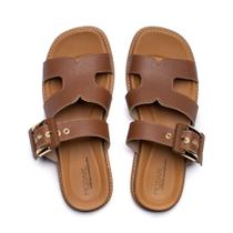 Chinelo Slide Feminino Modare com Fivela Marrom Chinelo Slide Feminino Modare com Fivela Marrom