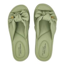 Chinelo Slide Feminino Nuvem Esporão Flat Laço Modare 7208.101 Chinelo Slide Feminino Nuvem Esporão Flat Laço Modare 7208.101