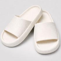 Chinelo slide feminino nuvem macio tira larga papete confortável leve sandália casual piscina praia