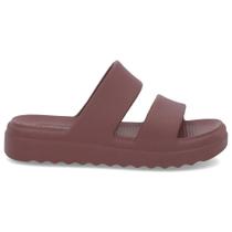 Chinelo Slide Feminino Poofy Mocca Usaflex AN32001