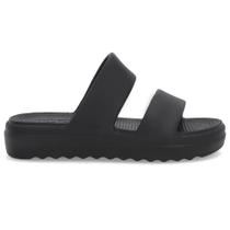 Chinelo Slide Feminino Poofy Preto Usaflex AN32001