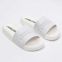 Chinelo Slide Feminino Puff Branco Petite Jolie PJ7132