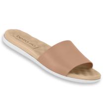 Chinelo Slide Feminino Rasteira Beira Rio Napa Original Ultra Conforto Ortopedico Rasteirinha Casual