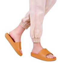 Chinelo Slide Feminino Usaflex Nuvem Poofy Plataforma EVA Leve