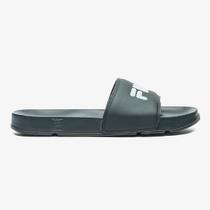 Chinelo Slide Fila Drifter Basic Masculino Preto Branco Chinelo Slide Fila Drifter Basic Masculino Preto Branco