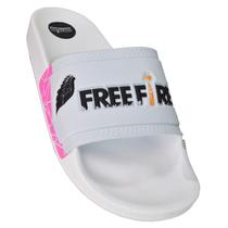 Chinelo Slide Free Fire Masculino E Feminino Personalizado