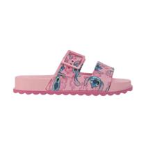 Chinelo Slide Grendene Stitch Summer Infantil Rosa 344655