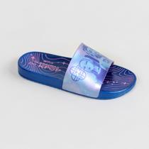 Chinelo Slide Guerreiras Do K-Pop Grendene Kids 23480 Azul Chinelo Slide Guerreiras Do K-Pop Grendene Kids 23480 Azul