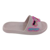 Chinelo Slide Guerreiras do KPop Infantil Leve Desenho Animado 27 ao 40