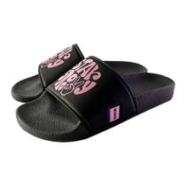 Chinelo Slide Hud California Groovy Preto Chinelo Slide Hud California Groovy Preto