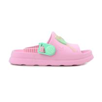 Chinelo Slide Infantil Feminino Mar & Cor Candy Rosa - 3840