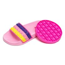 Chinelo Slide Infantil Feminino Pop it - AS353