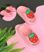 Chinelo Slide Infantil Frutinhas (Abacaxi, Morango, Laranja, Abacate)