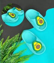 Chinelo Slide Infantil Frutinhas (Abacaxi, Morango, Laranja, Abacate)