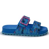 Chinelo Slide Infantil Grendene Feminino Stitch Summer 23198