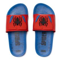 Chinelo Slide Infantil Grendene Homem Aranha Azul/Vermelho