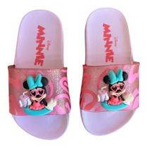 Chinelo Slide Infantil Menina Disney Confortável Grendene