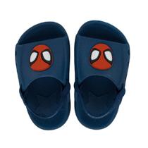 Chinelo Slide Infantil Menino Grendene Homem Aranha 23402 Azul