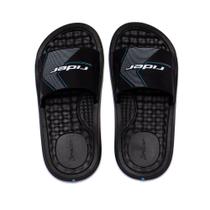 Chinelo Slide Infantil Rider Step Menino Preto