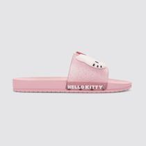 Chinelo Slide Infantil Rosa Hello Kitty Mania Grendene Kids 23315