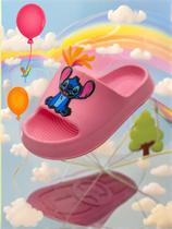 Chinelo Slide Infantil Stitch Antiderrapante Confortável