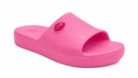 Chinelo Slide Ipanema Pluma Boca Rosa Feminino Rosa Casual - Chinelo Slide Ipanema Pluma Boca Rosa Feminino Rosa Casual -