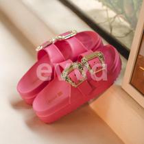 Chinelo Slide Leve Macio Confortável 100 em EVA com detalhe em fivela