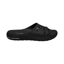 Chinelo Slide Leve Palmilha Anatômica e Macia Feminino Kolosh Preto / Prata 37