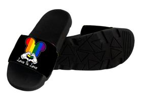 Chinelo Slide Love is Love Lgbt - personalizado