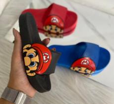 Chinelo Slide Mario Boss Infantil