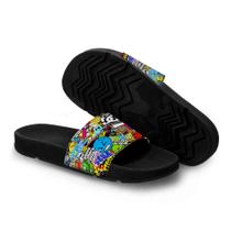Chinelo Slide Masculino Casual Personalizado Estampa Desenho Chinelo Slide Masculino Casual Personalizado Estampa Desenho