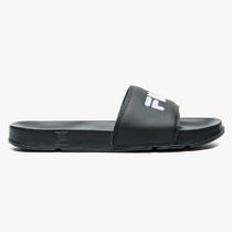 Chinelo Slide Masculino Drifter Basic Preto Branco Fila 11A017X-6439