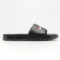 Chinelo Slide Masculino Drifter Basic Preto Branco Vermelho Fila 11A017X-397 Chinelo Slide Masculino Drifter Basic Preto Branco Vermelho Fila 11A017X-397