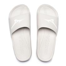 Chinelo Slide Masculino Mizuno Enerzy Cinza/Branco Chinelo Slide Masculino Mizuno Enerzy Cinza/Branco
