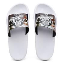 Chinelo Slide Masculino Nuvem Palmeiras Estiloso Macio Confortavel Leve Casual Anatomico Ortopedico