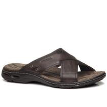 Chinelo Slide Masculino Ortopédico Pegada Em Couro 130683 Chinelo Slide Masculino Ortopédico Pegada Em Couro 130683