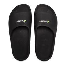 Chinelo Slide Masculino Rider Drip Preto/branco