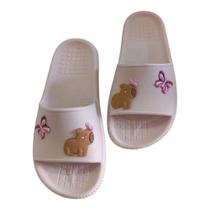 Chinelo Slide MAX Capivara Borboleta Infantil Leve Menina Confortável