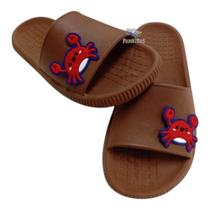 Chinelo Slide Max Caranguejo Infantil Leve Confortável