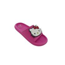 Chinelo Slide Max Hello Kitty Grande Vermelha Confortável