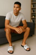 Chinelo Slide Milano Retrô Conforto Tira Larga Original Leve