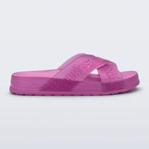 Chinelo Slide Mini Melissa Cozy M-Lover Infantil Lilás Chinelo Slide Mini Melissa Cozy M-Lover Infantil Lilás