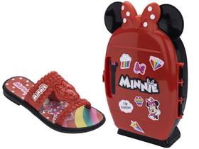 Chinelo Slide Minnie Mini Geladeira 22491 25/36