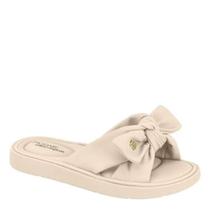 Chinelo Slide Modare Ultraconforto Ortopedico Laço 7208.101 - Creme - 36